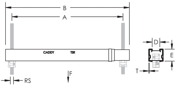 Caddy Telescoping Strut Replacement Retrofit (TSR1220R)
