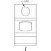 Caddy Thread Installation Rod Hanger 3/8 Inch Hole 1 Plain 1/4 Inch Hole 2 Plain (6T)