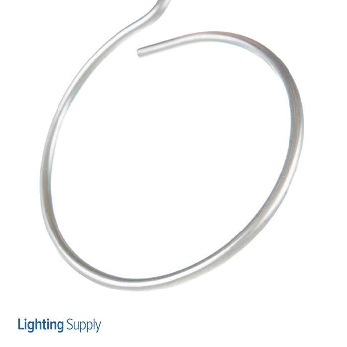 Caddy Threaded Bridle Ring 4 Inch Diameter 1/4 Inch Screw Metal (4BRT64)
