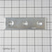 Caddy Three Hole Flat Bracket Steel Electrogalvanized 5 3/8 Inch (F200000EG)