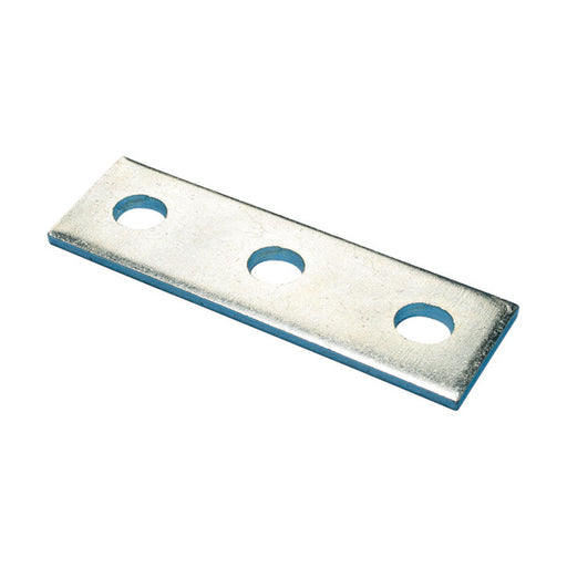 Caddy Three Hole Flat Bracket Steel Electrogalvanized 5 3/8 Inch (F200000EG)