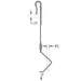 Caddy VF-708 Rod/Wire To C Purlin Retainer 1/4 Inch Rod #8 Wire 1/16 Inch-1/4 Inch Flange (VF14708)