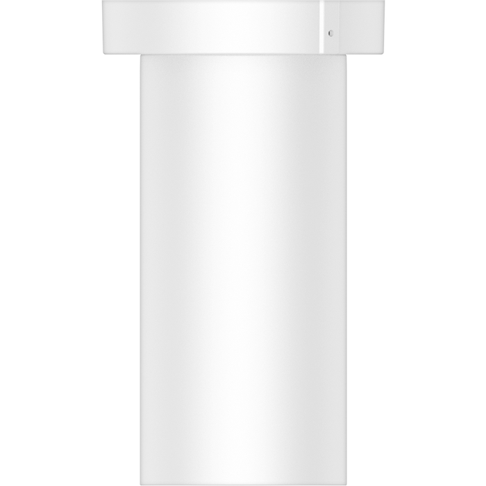 RAB 3 Inch LED Cylinder Wattage/CCT Selectable 6W/8W/10W 3000K/4000K/5000K 90 CRI Surface Pendant Mount White Finish Clear Lens (CD34-3SPW)