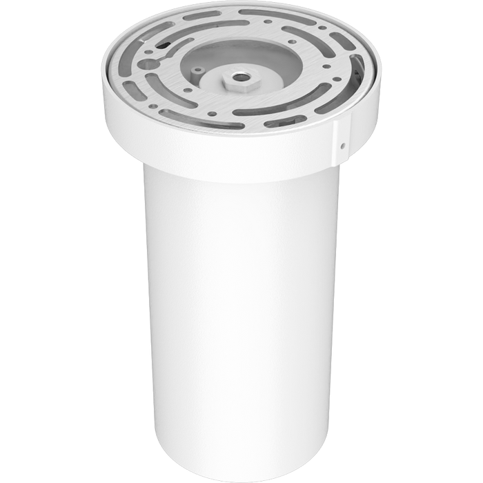 RAB 3 Inch LED Cylinder Wattage/CCT Selectable 6W/8W/10W 3000K/4000K/5000K 90 CRI Surface Pendant Mount White Finish Clear Lens (CD34-3SPW)