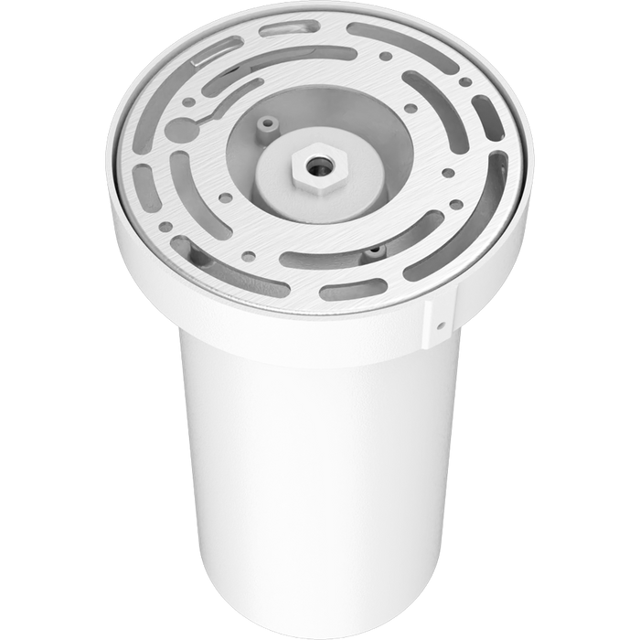 RAB 3 Inch LED Cylinder Wattage/CCT Selectable 6W/8W/10W 3000K/4000K/5000K 90 CRI Surface Pendant Mount White Finish Clear Lens (CD34-3SPW)