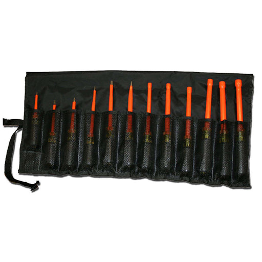 Cementex 12 Piece XL Nut Driver/ Screwdriver Tool Roll (TR-12NDXL/SD)