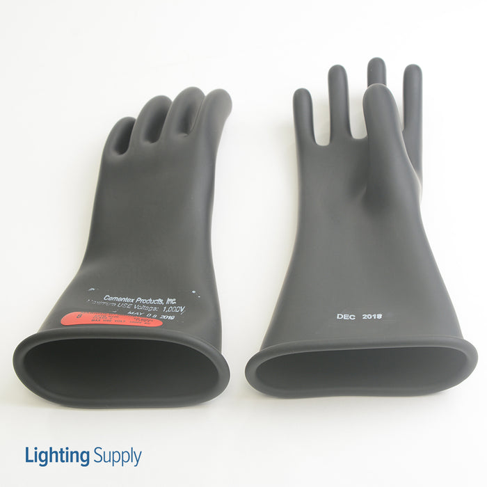 Cementex Class 0 11 Inch Gloves 8 Black (IG0-11-8B)