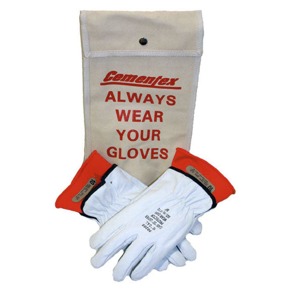 Cementex Class 0 11 Inch Glove Kit 10 Black (IGK0-11-10B)