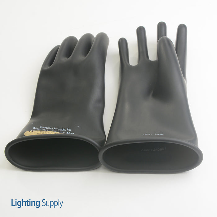 Cementex Class 00 11 Inch Gloves 10 Black (IG00-11-10B)