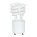 SATCO/NUVO 13T2GU24/35 13W Miniature Spiral Compact Fluorescent 3500K 82 CRI GU24 Base 120V (S8226)