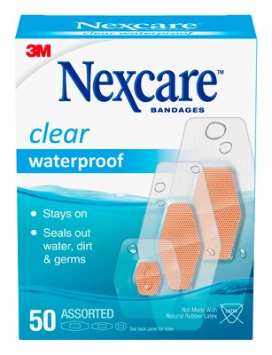 3M - 99760 Nexcare Waterproof Bandages 432-50-3 Assorted (7010299869)