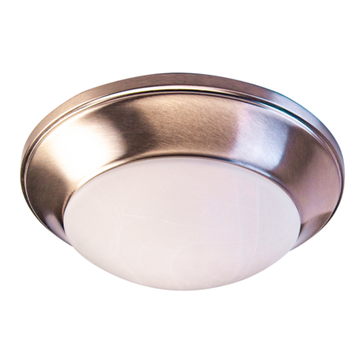 TCP Traditional LED Flush Mount Round 11 Inch CCT Selectable 3000K/4000K/5000K 15W 1050Lm Dimmable 120V Brushed Nickel (CLFMRD11BNDCCT)