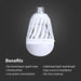 Feit Electric 9W Daylight 5000K E26 Base Cylinder Shape Bug Zapper Plus Light Bulb (C60/950CA/BZ/LED)