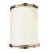TCP LED Classic Cylinder Half Sconce 1-Lamp 6W 475Lm 3000K 120V Dimmable Brushed Nickel (CLHSC1CBND30K)