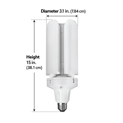 Feit Electric 35W [300W Equivalent] CCT Selectable 3000K/4000K/5000K E26 Base Replacement LED Multi-Directional Light Plus Motion Sensor (ADJ4000/3CCT/MM/LED)