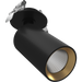 RAB COLUMN Track Light 6W Single Head CCT Selectable 3000K/4000K/5000K Recessed Mount 36 Degree Beam Angle Black 120V (COL6RMB)