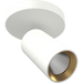 RAB COLUMN Track Light 6W Single Head CCT Selectable 3000K/4000K/5000K surface Mount 36 Degree Beam Angle White 120V (COL6SM)