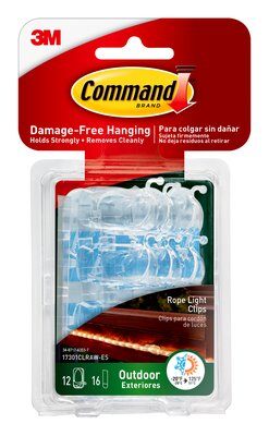 3M - 39709 Command Outdoor Rope Light Clips 17301Clraw-Es (7010376797)