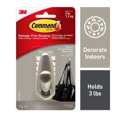 3M - 93963 Command Forever Classic Hook Fc12-Bn-Es Medium (7100050202)