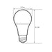 Feit Electric 8.8W [60W Equivalent] Bright White 3000K A19 Garage Bulb LED (OM60930CA10KLEDGARBX)