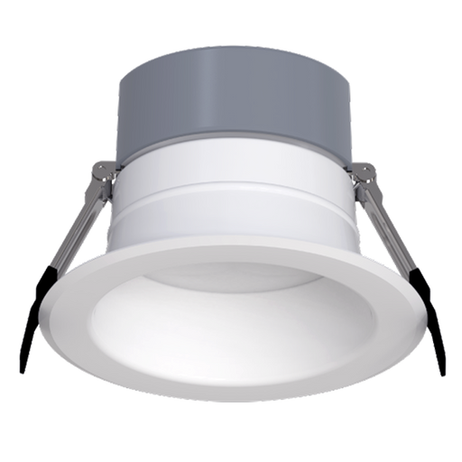 RAB Recessed 4 Inch Round Wattage/CCT Selectable 6W/8W/10W 2700K/3000K/3500K/5000K 90 CRI Triac/0-10V Dimming White (CR4)