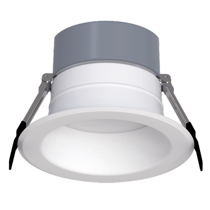 RAB Recessed 4 Inch Round Wattage/CCT Selectable 6W/8W/10W 2700K/3000K/3500K/5000K 90 CRI Triac/0-10V Dimming White (CR4)
