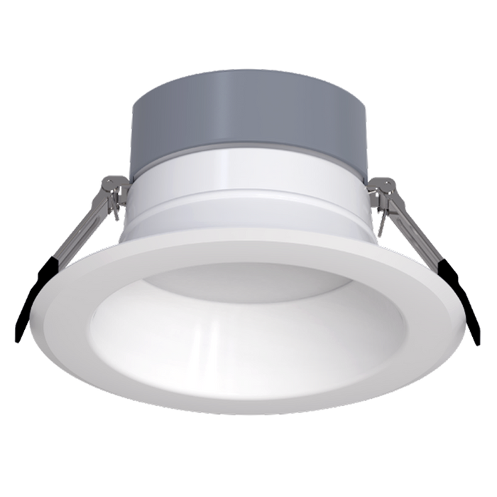RAB Recessed 6 Inch Round Wattage/CCT Selectable 10W/17W/21W 2700K/3000K/3500K/5000K 90 CRI Triac/0-10V Dimming White (CR6)