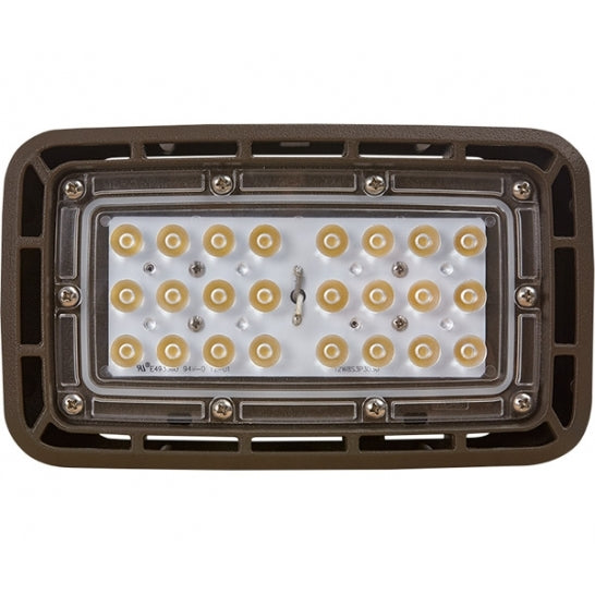 Cree C-Lite Noctura Flood NEMA 4x4 Optic 1600Lm 12W 4000K 120-277V Bronze (NTF-A-NM-N4-1L-40K-UL-BZ)