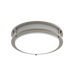 RAB Decorative FMFA 12 Inch Round Brushed Nickel 16W 5 CCT 1200Lm 90 CRI Universal Voltage 0-10V Dimming (CRVFAD-12R-16-9CCT-UNV-BN)