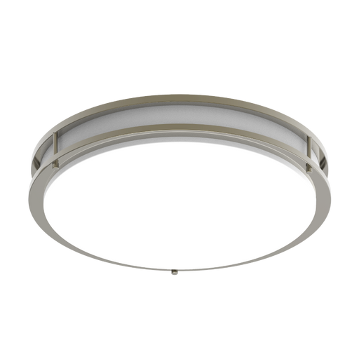 RAB Decorative FMFA 18 Inch Round Brushed Nickel 32W 5 CCT 2240Lm 90 CRI Universal Voltage 0-10V Dimming (CRVFAD-18R-32-9CCT-UNV-BN)