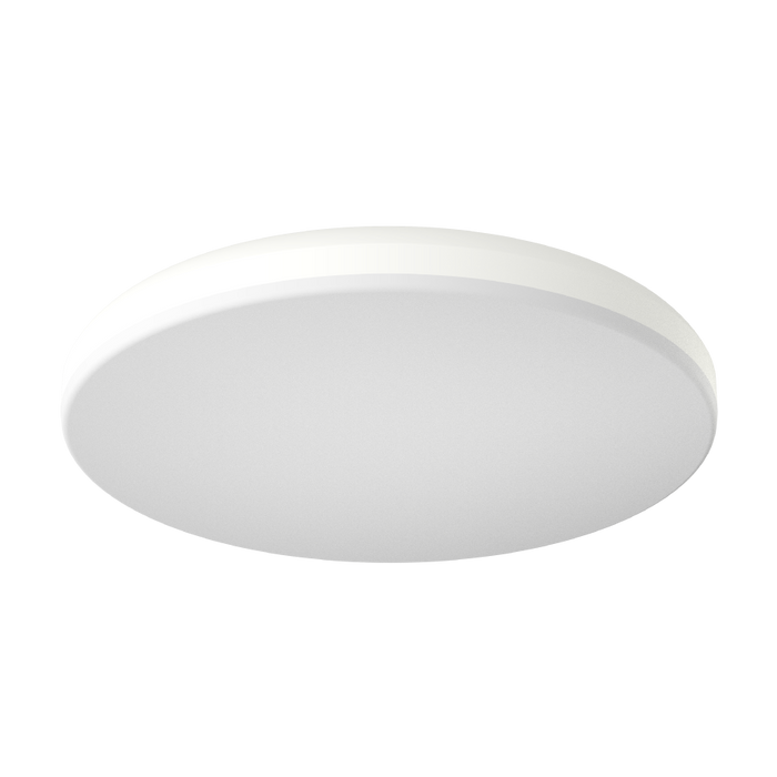 RAB FMFA 19 Inch Round White 32W 5 CCT 2450Lm 90 CRI Universal Voltage 0-10V Dimming Emergency Battery Backup (CRVFAS-19R-32-9CCT-UNV-W/EMBB)