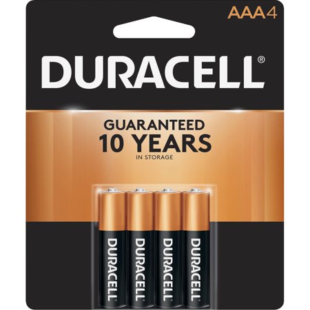Duracell 4133304061 Duracell Alkaline AAA 1.5V 4-Pack Blister (MN2400B4)