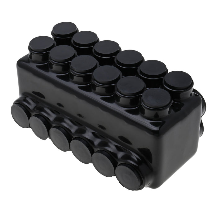 NSI 600 MCM - 6 AWG Stacked Polaris Insulated Multi-Tap Connector 12-Port [Double Sided Entry] (IPLDS600-12)