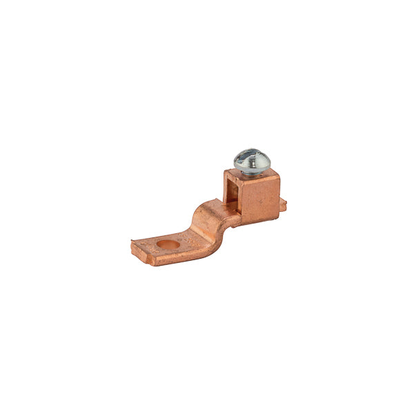 NSI Copper Solderless Lug 10-14 AWG 1/8 Inch Mounting Hole (DE703)