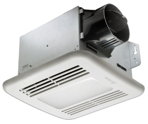 Delta Breez 100 CFM Single Speed Fan/Dimmable LED Light 13.6W 1.5 Sones (GBR100LED)
