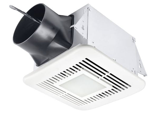 Delta Breez Adjustable High Speed 80/110 CFM Dual Speed Fan/Dimmable LED Light 10.3W 0.7 Sones (ELT80-110DLED)