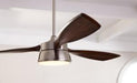 Generation Lighting Destin 57 Inch LED Ceiling Fan Brushed Steel Finish (3DSTR57BSD)