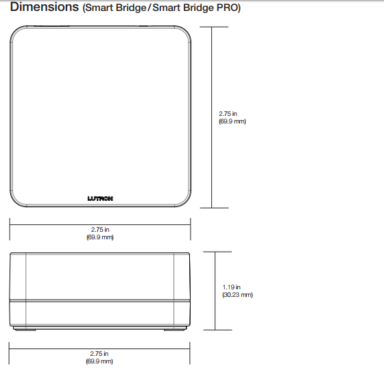 Lutron Smart Bridge (L-BDG2-WH)