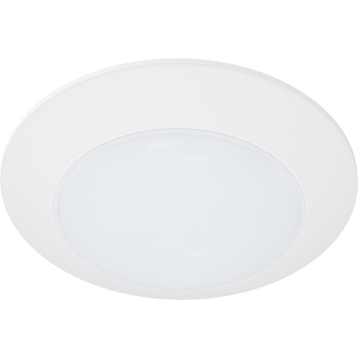 RAB 6 Inch 10W DISK17 CCT Selectable 2700K/3000K/3500K/4000K/5000K 90 CRI 120V Dimmable White (DISK17-6)