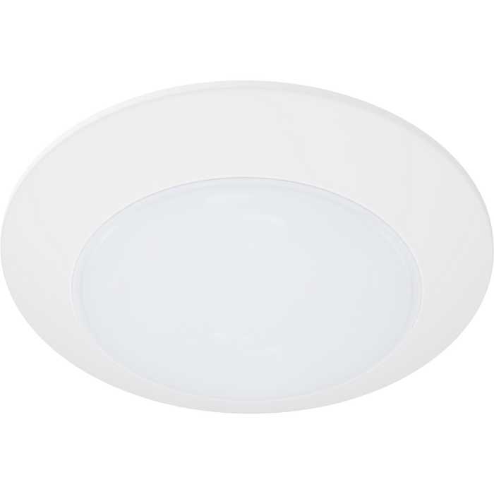 RAB 6 Inch 10W DISK17 CCT Selectable 2700K/3000K/3500K/4000K/5000K 90 CRI 120V Dimmable White (DISK17-6)
