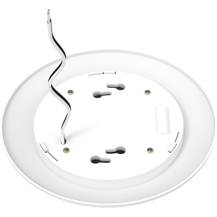 RAB 6 Inch 10W DISK17 CCT Selectable 2700K/3000K/3500K/4000K/5000K 90 CRI 120V Dimmable White (DISK17-6)