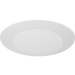 RAB 8 Inch 18W DISK34 CCT Selectable 2700K/3000K/3500K/4000K/5000K 90 CRI 120V Triac/ELV Dimming Round Matte White (DISK34-8)