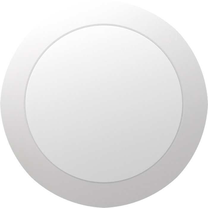 RAB 8 Inch 18W DISK34 CCT Selectable 2700K/3000K/3500K/4000K/5000K 90 CRI 120V Triac/ELV Dimming Round Matte White (DISK34-8)