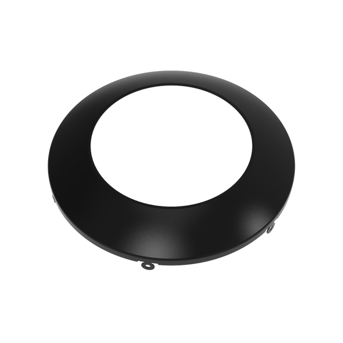 RAB Color Trim for DISK34 Surface Mount 4 Inch Black (DISK34-TRIM-4-BLK)