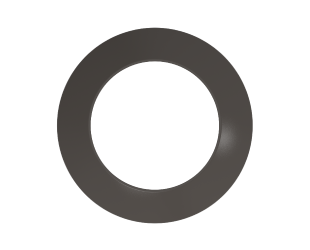 RAB Color Trim for DISK34 Surface Mount 4 Inch Bronze (DISK34-TRIM-4-BRZ)