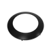 RAB 6 Inch Round Smooth Black Trim For DISK34 Surface Mount (DISK34-TRIM-6-BLK)