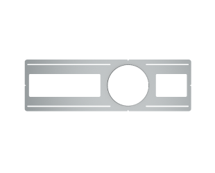 RAB 6 Inch Wafer Mounting Plate Without Nailer Bar (DLPLATE/WFR6)