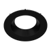 RAB Color Trim For CRLEDFA 10 Inch Black Smooth (DLTRIM/CRLEDFA10R-BS)