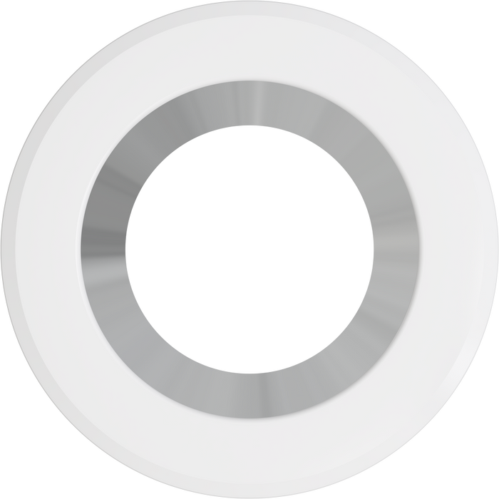 RAB Color Trim For CRLEDFA 10 Inch Haze Haze/White Smooth (DLTRIM/CRLEDFA10R-HW)