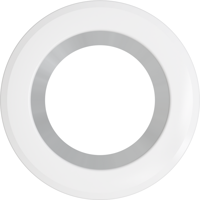 RAB Color Trim For CRLEDFA 6 Inch Haze Haze/White Smooth (DLTRIM/CRLEDFA6R-HW)